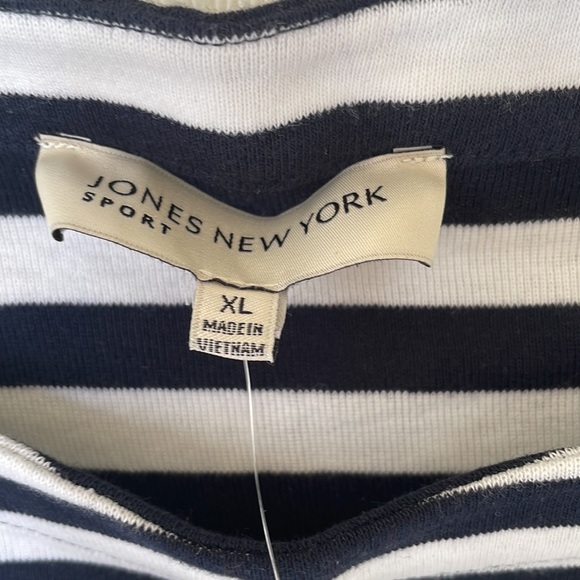 BNWT Jones New York sport stripe DRESS SIZE #XL - Picture 5 of 7